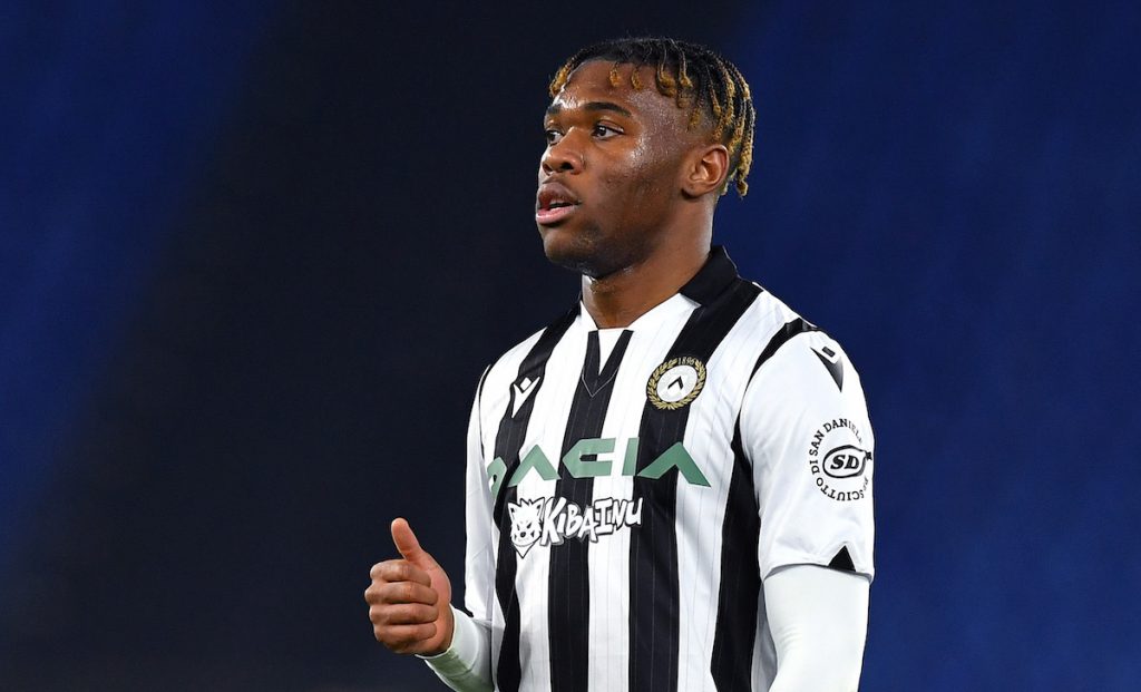 Diffidati Udinese: chi rischia di saltare la Sampdoria 1 Udogie AS1 9985