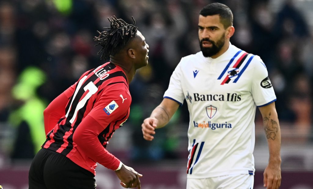 Giampaolo scaccia le critiche: «Non vedevo Leao al Milan? Non rispondo» 1 esult gol Leao MG8 7292