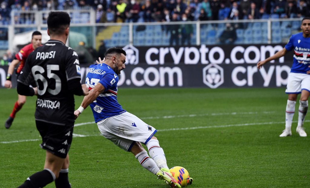 Sampdoria forte nei primi 15 minut: il dato dei blucerchiati in Serie A 1 gol Quagliarella MG5 0758