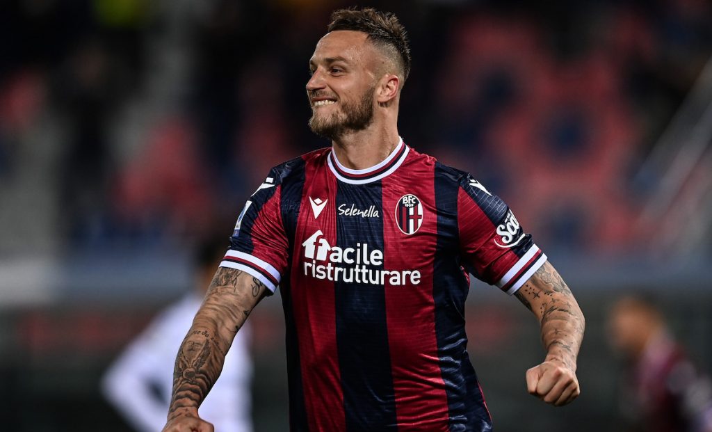 Bologna, serve il vice Arnautovic: piace un attaccante della Sampdoria 1 esult gol Arnautovic MG8 7036