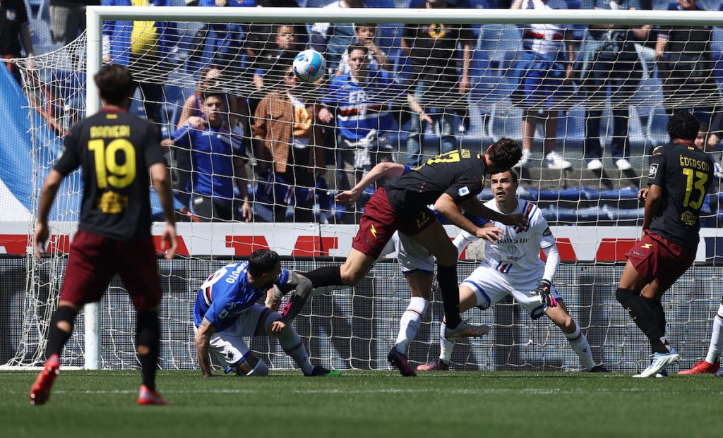 Salernitana, Gyomber: «Salvezza? La svolta è stata la partita contro la Sampdoria» 1 gol Fazio 1D3 1875