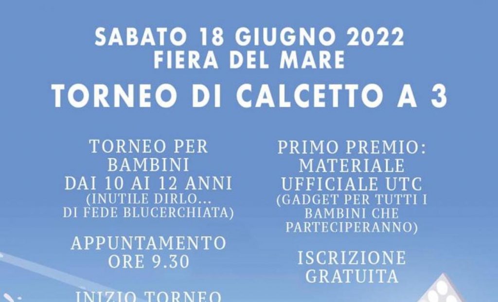 Festa UTC: info e dettagli sul torneo di calcetto per i bambini 1 e801729e63dcfb94fb86f7f8bf60f534 38085 1653660959 1