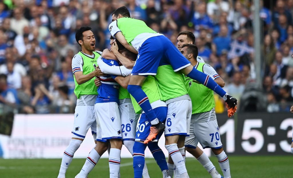 L'ex blucerchiato: «Brutto da dire ma la Sampdoria deve accontentarsi» 1 esult gol Ferrari MG8 6132