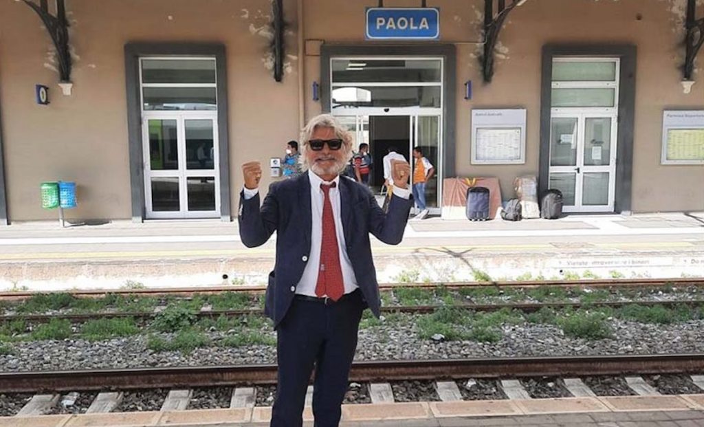 Ex Sampdoria, Ferrero: «Sono stato rapinato in pieno giorno all'ora di pranzo. Sulle forze dell'ordine dico che...» 1 massimo ferrero stazione paola 1080x675 1