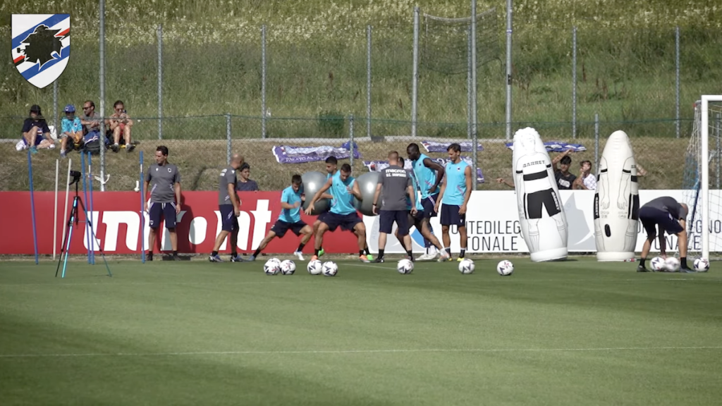 Allenamento Sampdoria: doppia seduta, domani c'è il Castiglione 1 Schermata 2022 07 10 alle 19.21.05