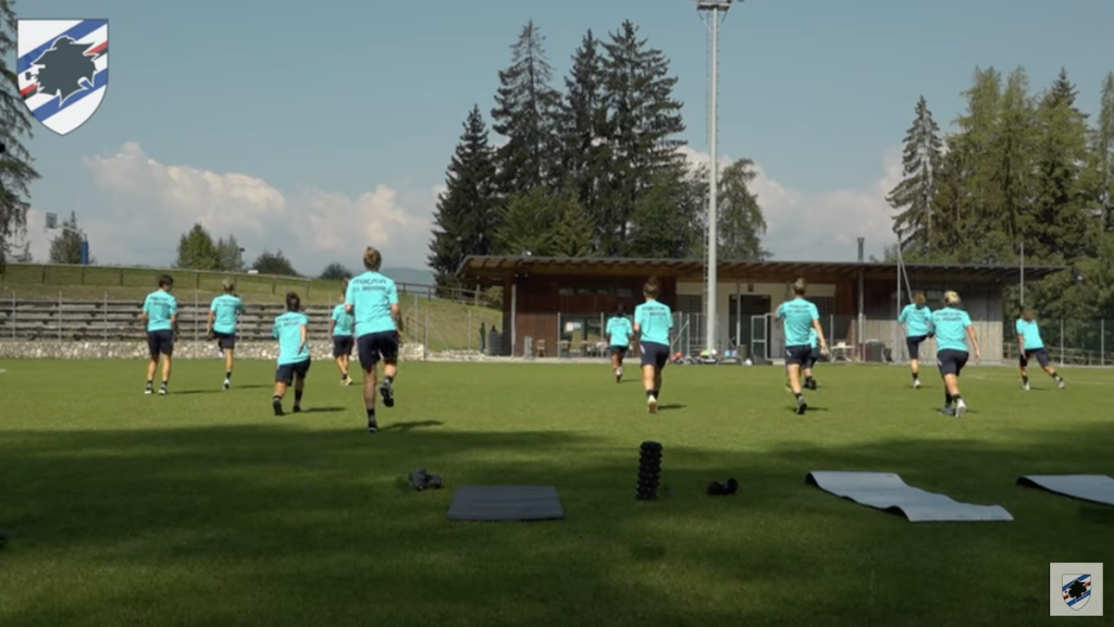 Allenamento Sampdoria Women: otto infortunate in vista della Fiorentina 1 Schermata 2022 07 19 alle 15.15.44