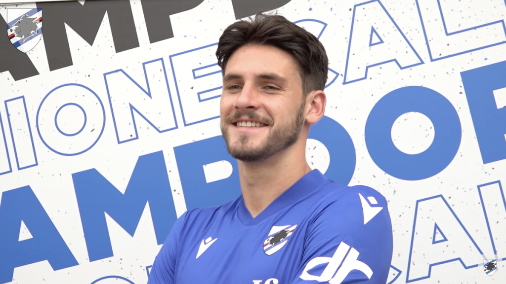 Leverbe-Sampdoria, l'agente: «Di nuovo con la maglia più bella del mondo» 1 Schermata 2022 07 28 alle 20.26.42
