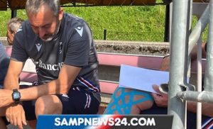 SN24 – Test in famiglia per la Sampdoria: Giampaolo e Osti in tribuna