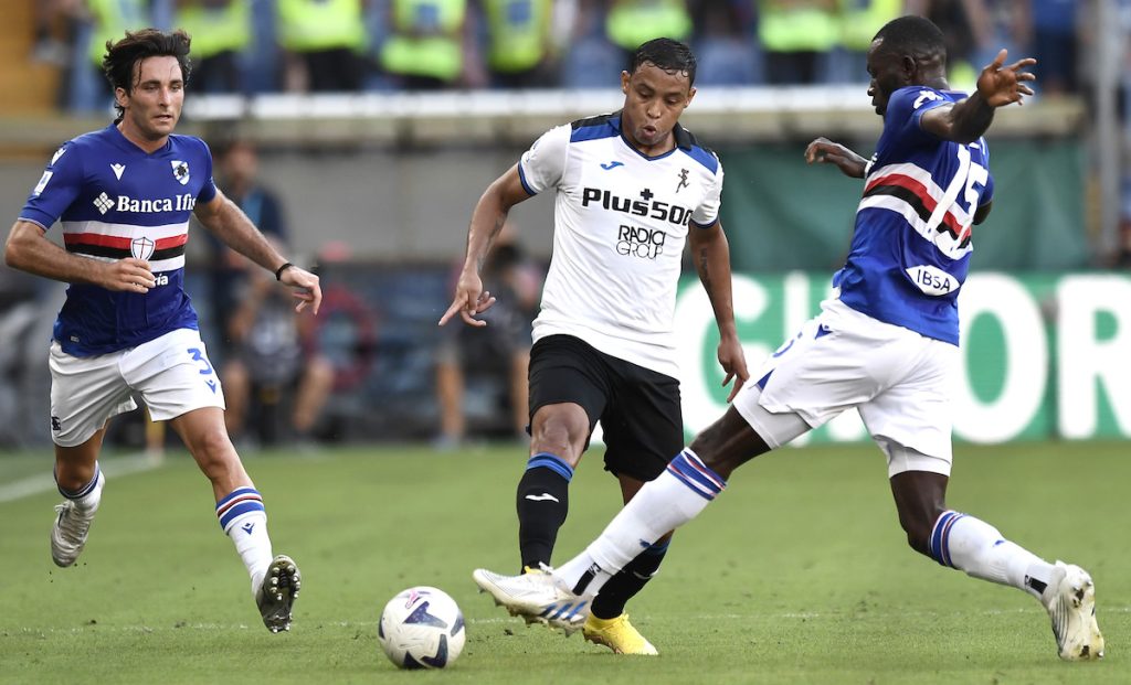 Sampdoria-Atalanta, i voti dei quotidiani sportivi: Leris e Sabiri salvi, flop difesa 1 Muriel Colley Augello PAP 5973