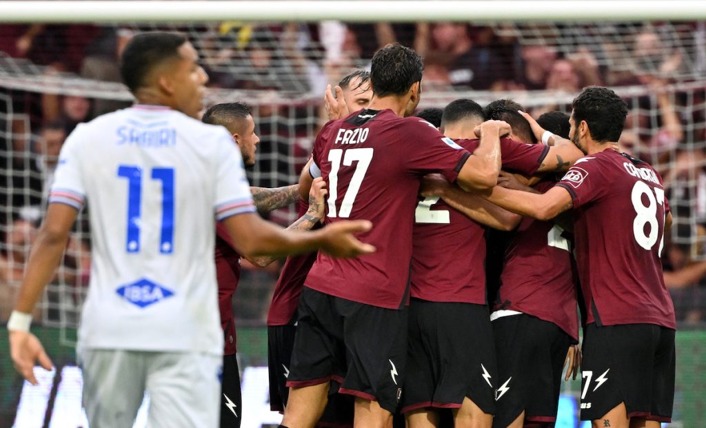 Sampdoria-Salernitana, tra i convocati di Marino figura il portiere Sepe. Sarà lui a difendere i pali della porta avversaria? I numeri in Serie BKT 1 esult gol Dia Z9A 0712