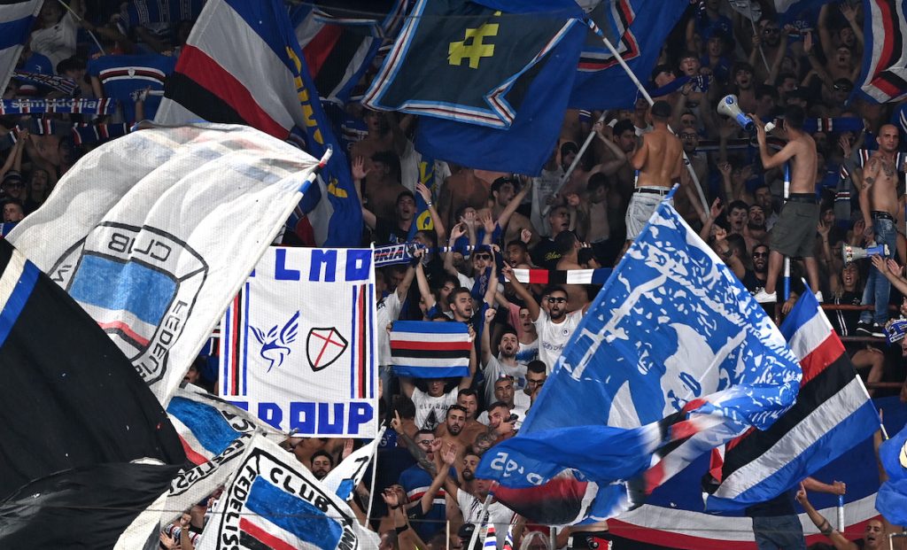 Sampdoria-Carrarese, Scarrone: «È uno dei momenti sportivi più tristi nella storia» 1 tifosi Sampdoria MG8 3188