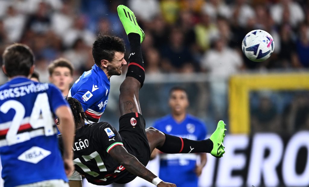 Sampdoria-Milan, la moviola de La Gazzetta Corriere dello Sport: severo il giallo a Leao 1 Leao Ferrari MG8 2423