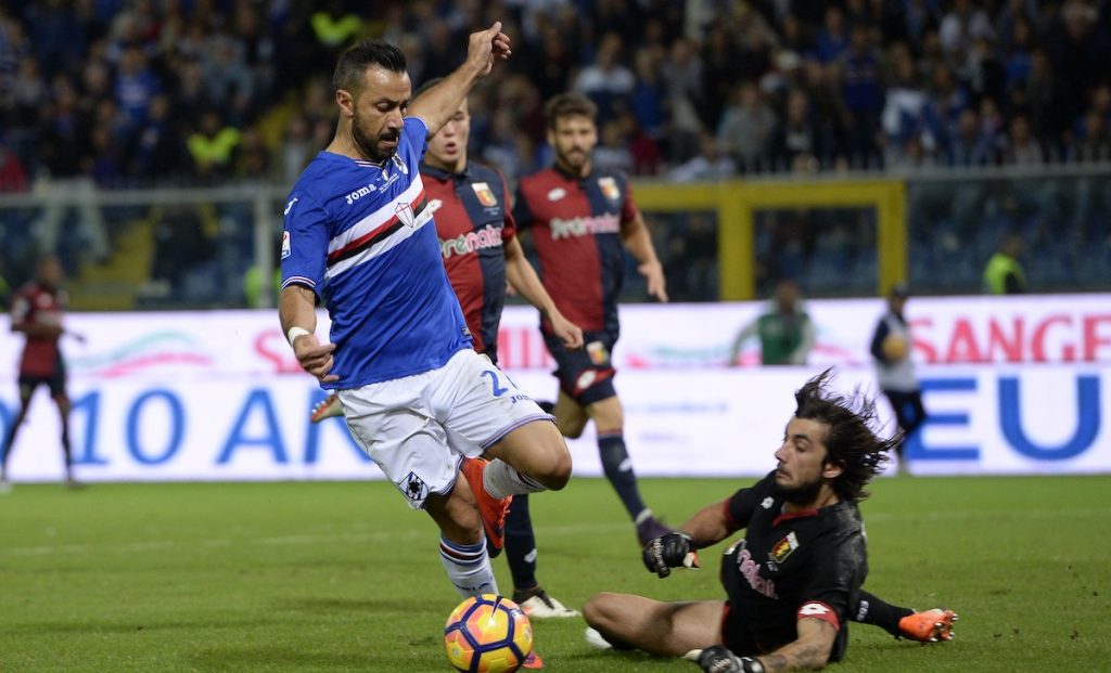 Perin para un rigore a Jovic: l'ultimo fu contro Quagliarella nel derby - VIDEO 1 Quagliarella Perin DAN9776