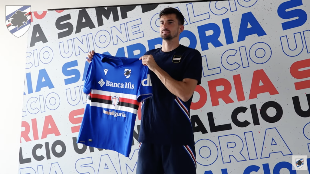 Pussetto: «Voglio portare in alto la Sampdoria. Trattativa? Ho sofferto» - VIDEO 1 Schermata 2022 09 02 alle 20.36.48