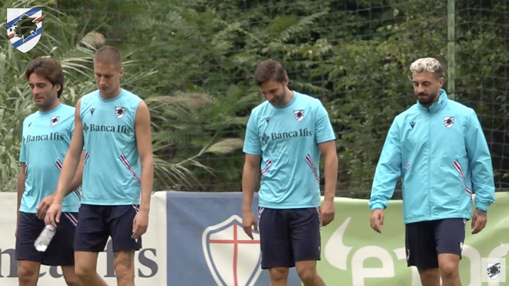 Allenamento Sampdoria: le immagini da Bogliasco - VIDEO 1 Schermata 2022 09 14 alle 16.22.00