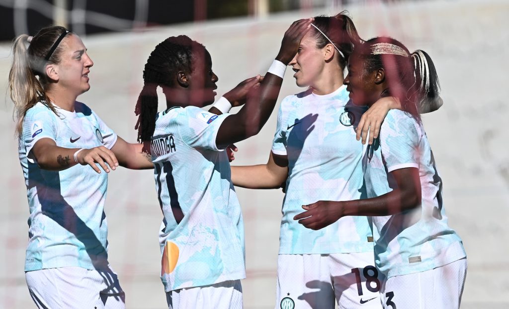 Inter Women, Nchout: «Sampdoria? Rispettiamo tutte le avversarie» 1 esult gol Nchout MG0 8422