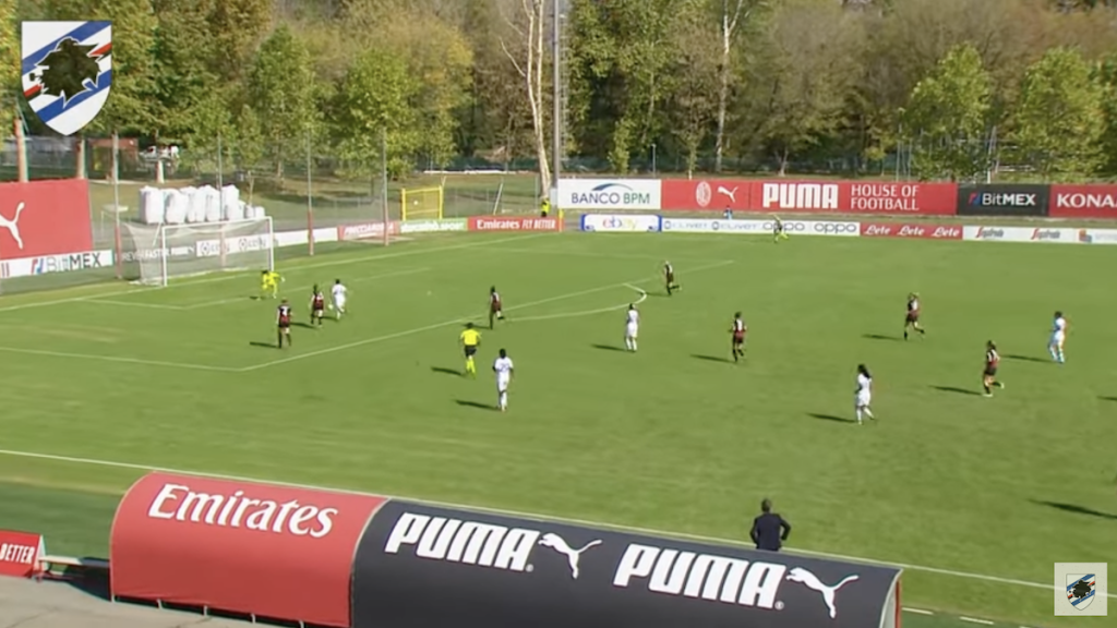 Sampdoria-Milan Women 0-3: continua il digiuno di vittorie per le blucerchiate 1 Schermata 2022 10 01 alle 20.17.00