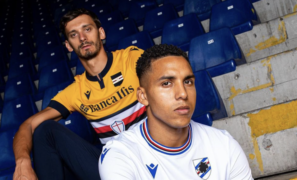 La Sampdoria in giallo: esordio stagionale per il third kit 2022/23 1 Schermata 2022 10 24 alle 16.19.09