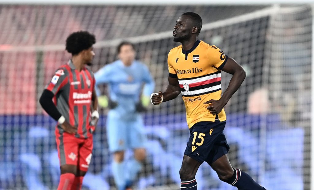 Colley-Cremonese, si stringe con la Sampdoria: nella trattativa anche un altro difensore 1 esult gol Colley MG0 0559