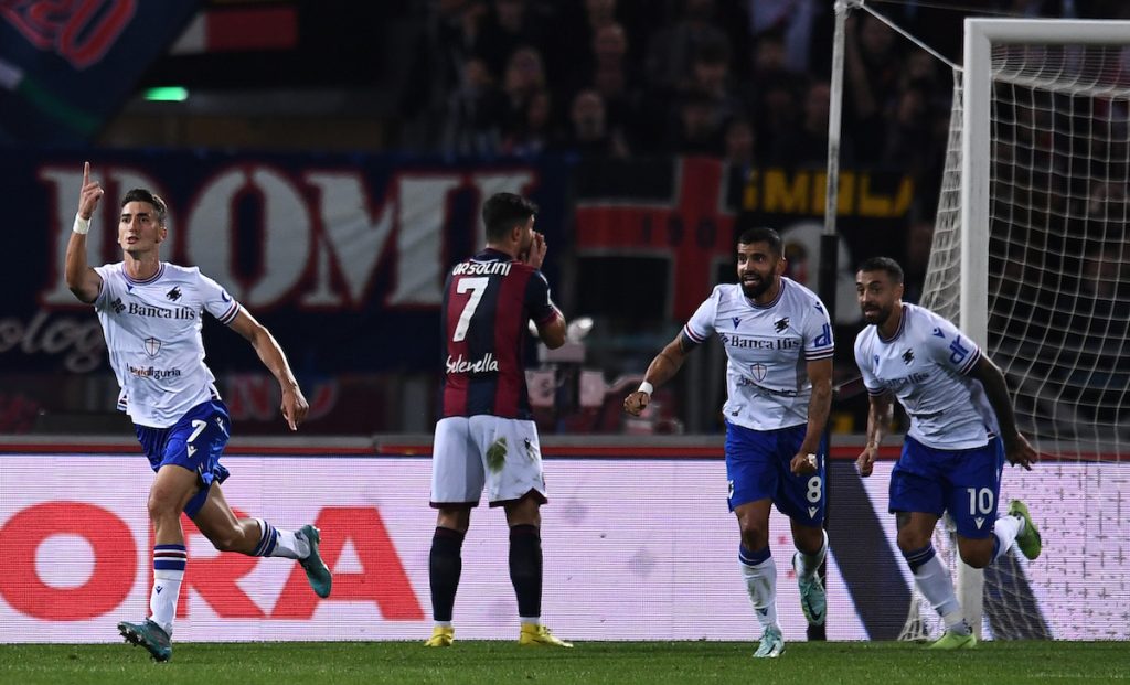 Pagelle Bologna-Sampdoria: Djuricic decisivo, diga Rincon. Fantasma Caputo 1 esult gol Djuricic PAP 2229