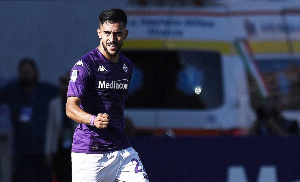 Infortunio Nico Gonzalez: il punto in vista di Sampdoria-Fiorentina 1 esult gol Gonzalez PAP4284