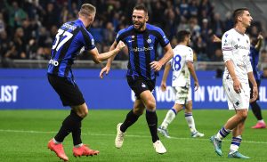 Inter-Sampdoria 3-0: de Vrij, Barella e Correa gelano i blucerchiati