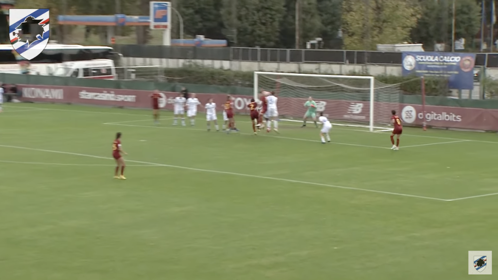 Sampdoria Women, difesa fragile sulle palle inattive: il dato 1 Schermata 2022 11 20 alle 14.33.23
