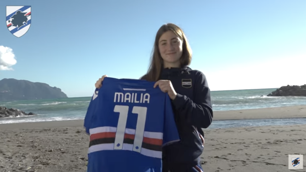 Sampdoria Women, Mailia: «Esordio in Serie A e derby vinto. Che emozione!» - VIDEO 1 Schermata 2022 11 23 alle 19.23.58