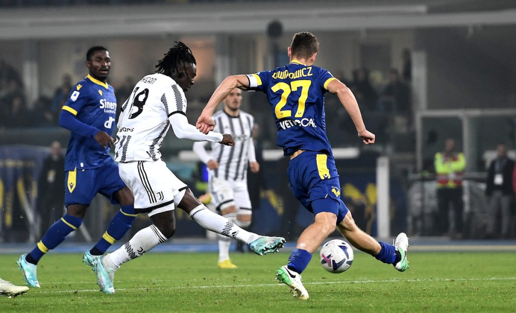 La Juventus non fa scherzi: il Verona resta dietro alla Sampdoria 1 gol Kean MG5 8802