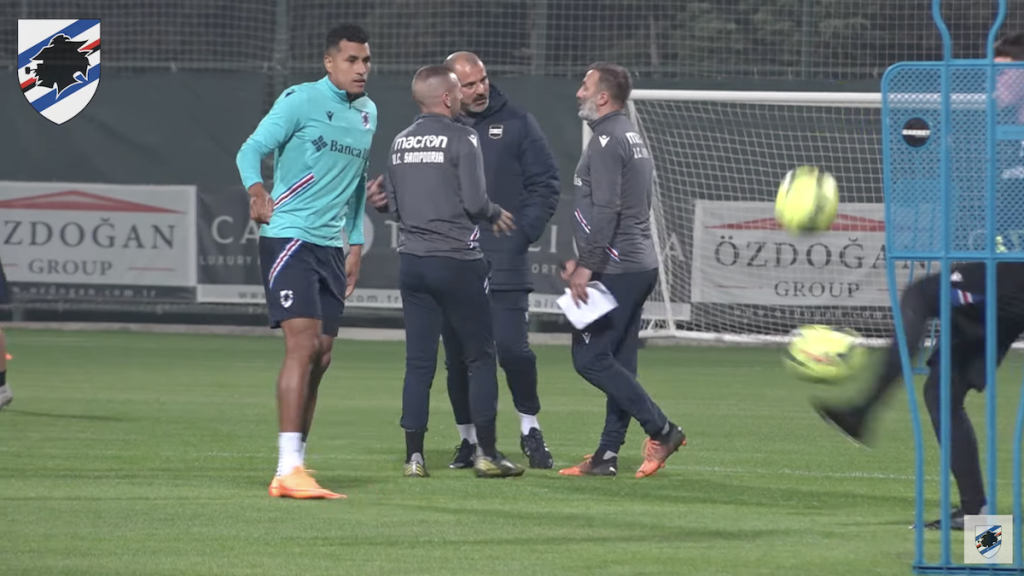 Allenamento Sampdoria: out due blucerchiati. Il report ufficiale 1 Schermata 2022 12 08 alle 22.56.31
