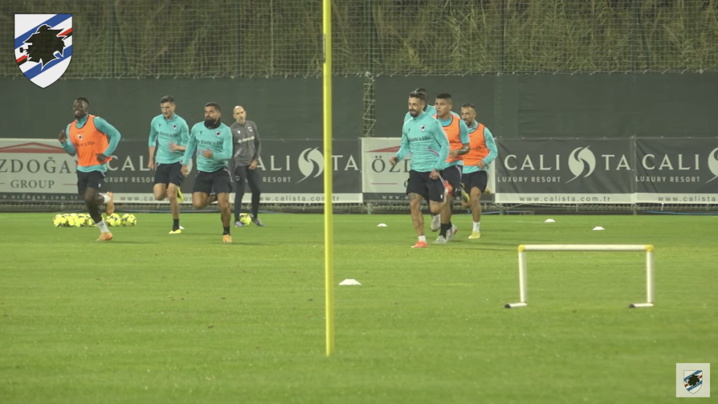 Sampdoria al lavoro in Turchia: le immagini dell'allenamento - VIDEO 1 Schermata 2022 12 09 alle 19.50.46