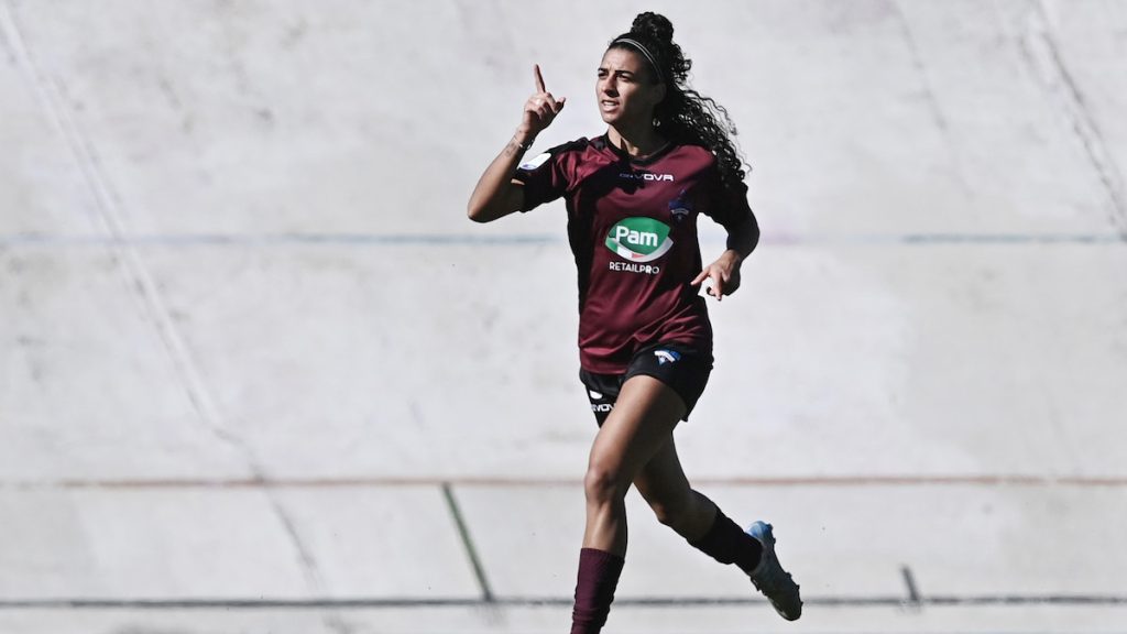 Calciomercato Sampdoria Women: occhi su una centrocampista del Pomigliano 1 esult gol Amorim MG0 7730