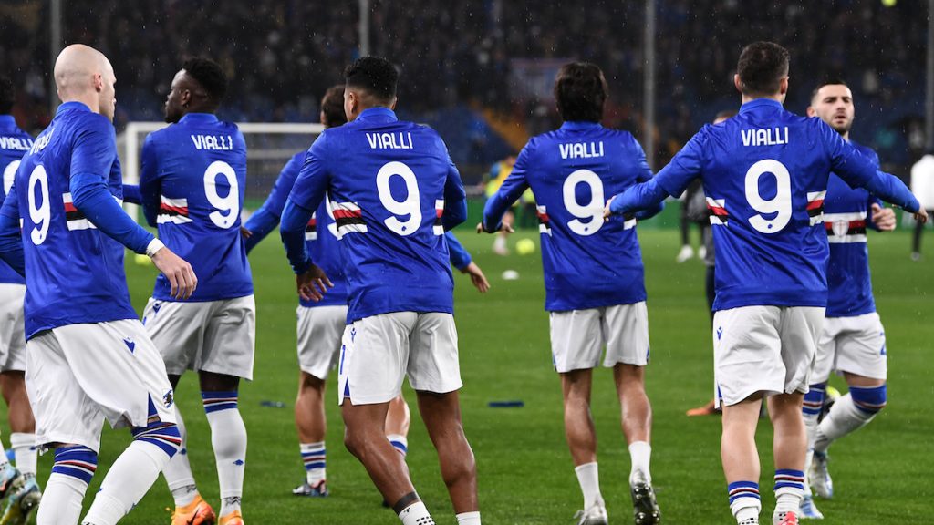Sampdoria e Chelsea insieme per Vialli: riscaldamento con la "9" 📸 1 Sampdoria MP2 3080
