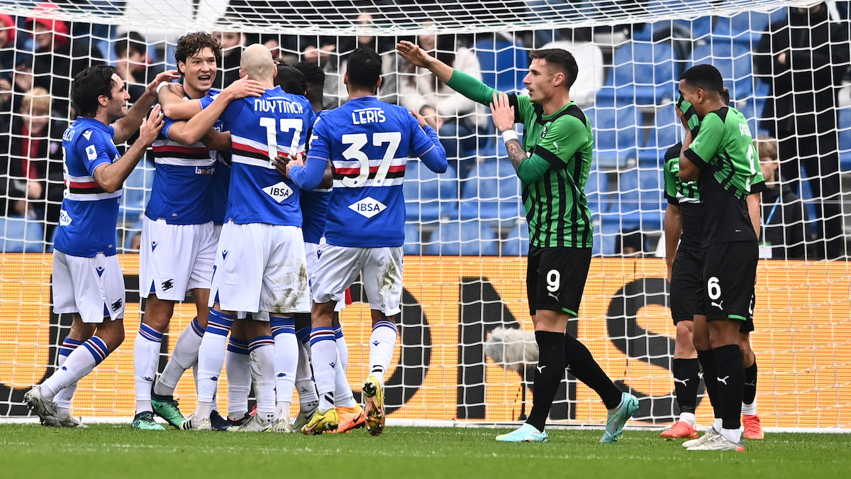 sampdoria sassuolo