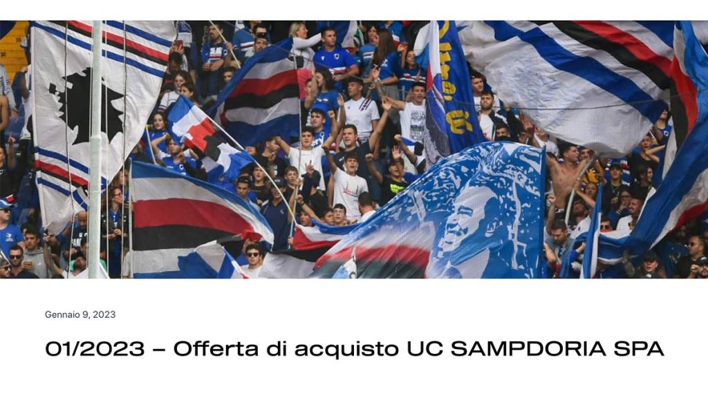 Cessione Sampdoria, Matteo Saba si ritira: nessuna offerta presentata 1 hms