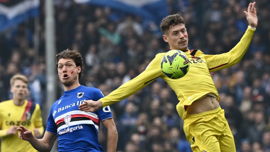 Da Bologna attaccano: «Il secondo rigore per la Sampdoria non c'era» 1 Lammers Sosa MG0 2235