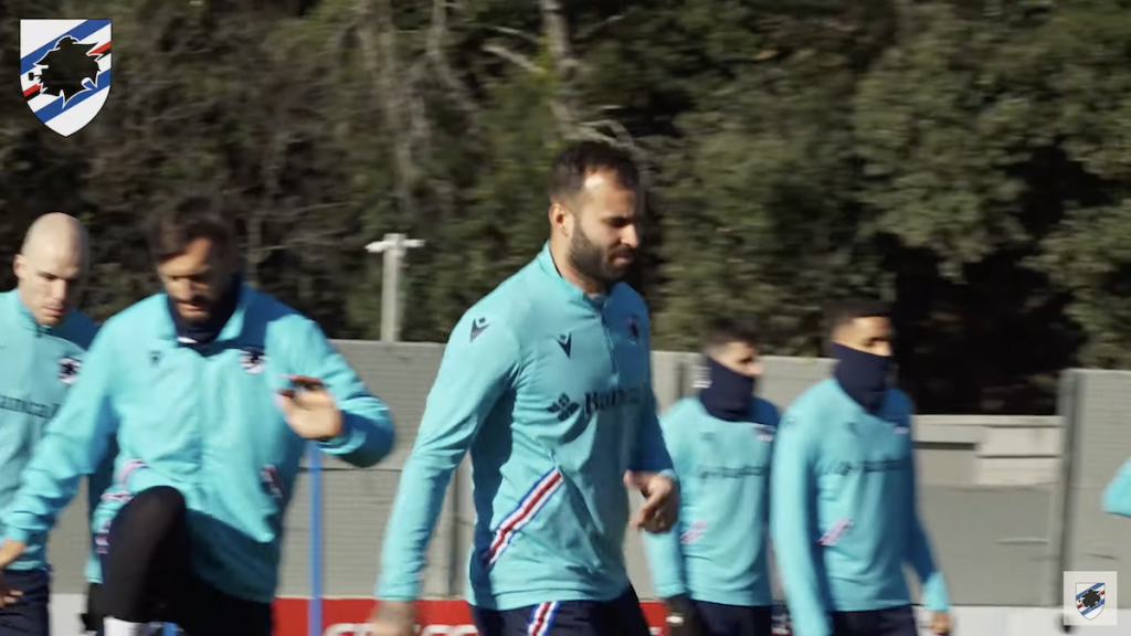 Allenamento Sampdoria: partitelle a Bogliasco. Gunter ancora out 1 Schermata 2023 02 12 alle 16.11.43
