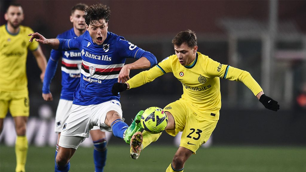 Sampdoria-Inter 0-0: punto d'oro per i blucerchiati! 1 barella cuisance samp inter