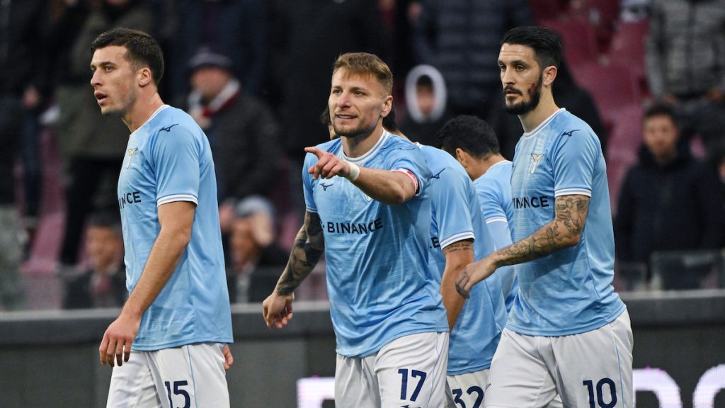 Lazio, altra tegola per Sarri: un attaccante in dubbio per la Sampdoria 1 esult gol Immobile ICB 6384