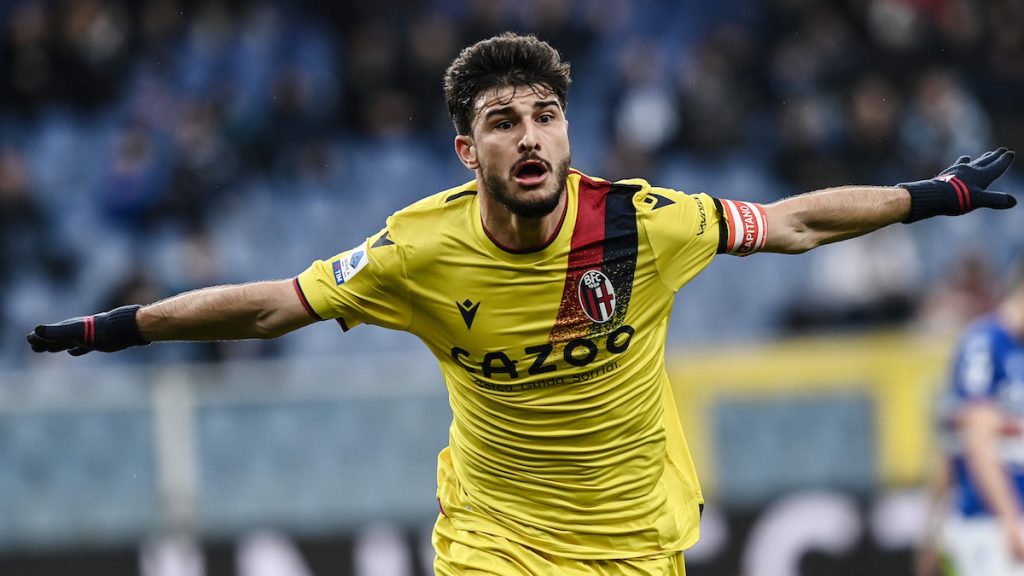 Bologna, Orsolini: «Partita assurda con la Sampdoria. Rigori? Ho qualche dubbio» 1 esult gol Orsolini MG0 4133