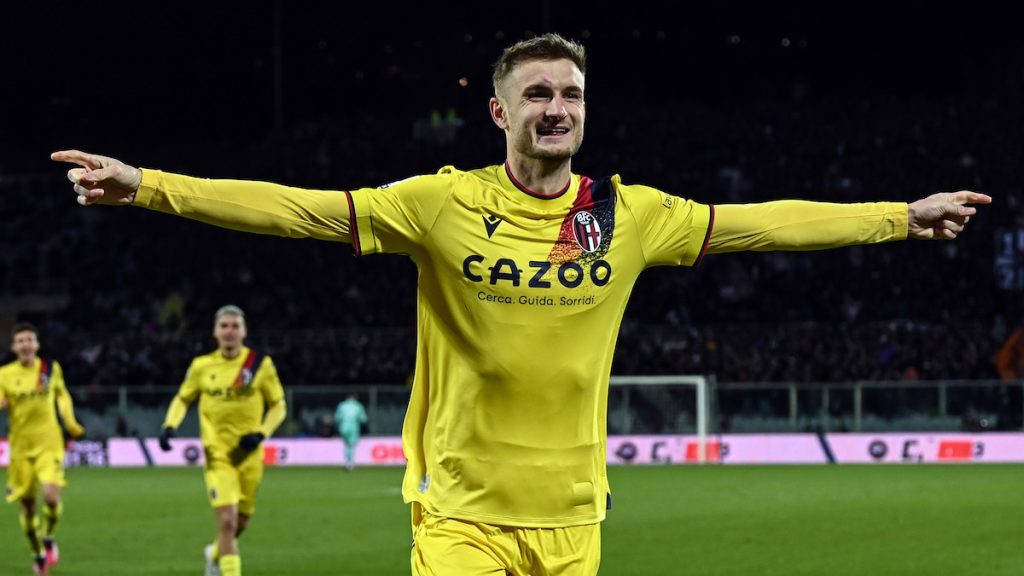 Bologna, Posch dimentica il Monza: «Ora pensiamo alla Sampdoria» 1 esult gol Posch DSC 1459