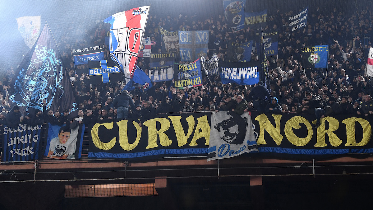 Sampdoria Inter, la Curva Nord: «Pareggio contro la penultima