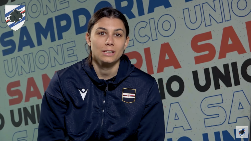 Bonfantini: «Ecco perché ho scelto la Sampdoria Women» - VIDEO 1 Schermata 2023 03 02 alle 15.11.41