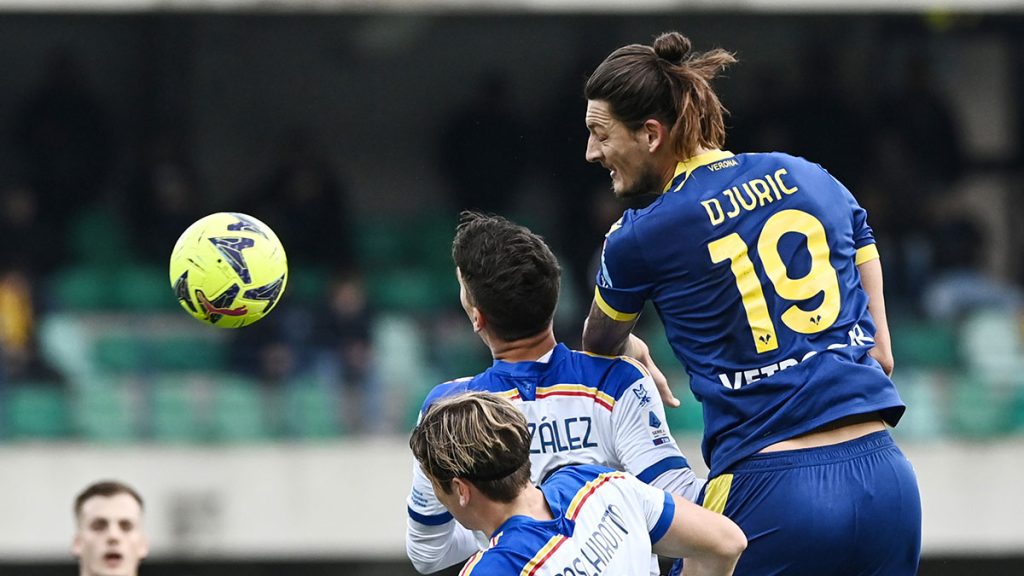 Sampdoria-Verona: nessuno meglio di lui nei duelli aerei 1 djuric
