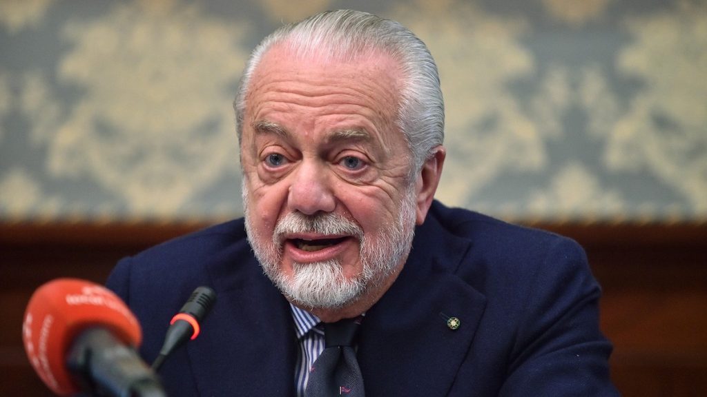 Napoli, De Laurentiis: «Festa scudetto contro la Sampdoria sarà uno show per tutto il mondo» 1 aurelio de laurentiis