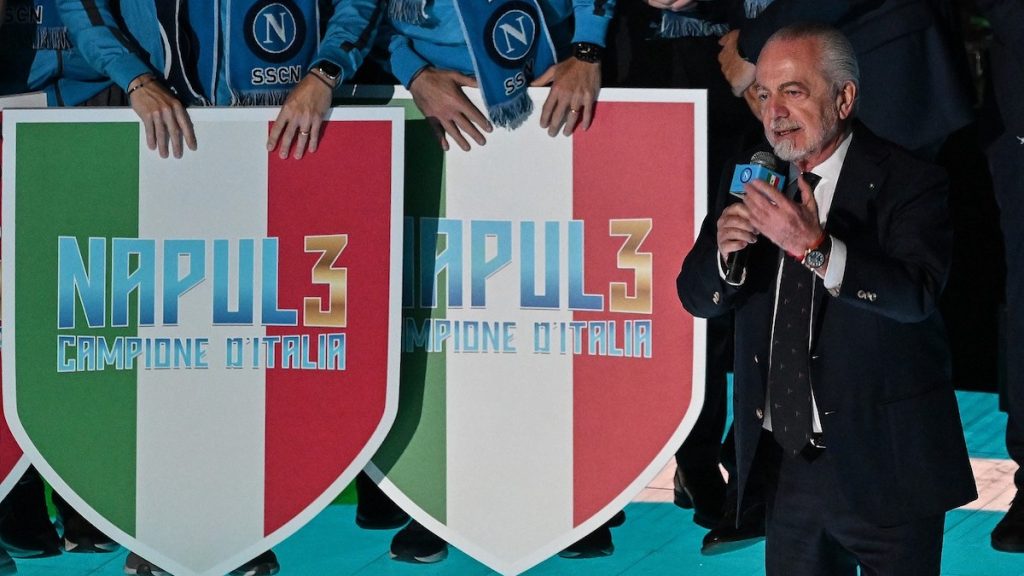 Napoli-Sampdoria, festa Scudetto faraonica: tutti i dettagli 1 de laurentiis