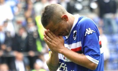 sampdoria_palermo_palombo_lacrime_ansa