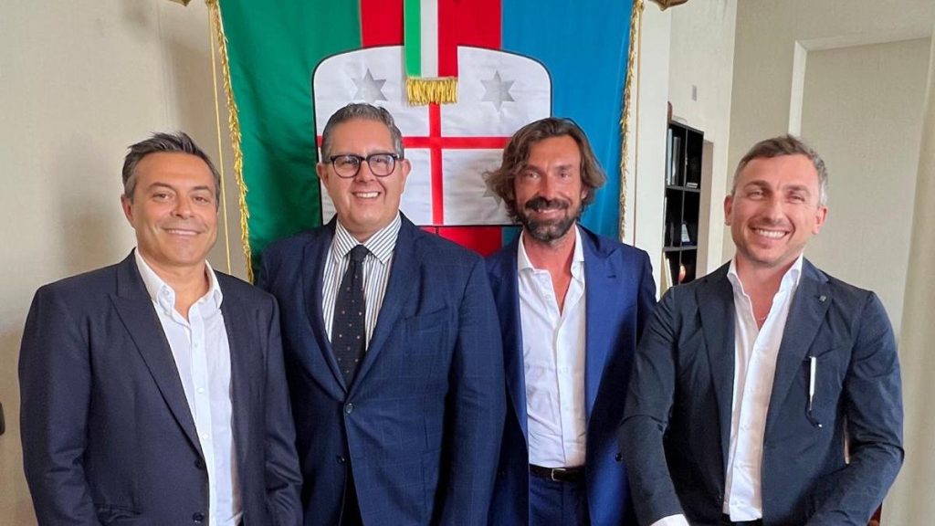 Pirlo e i proprietari in Regione: la Liguria accoglie la nuova Sampdoria 1 andrea pirlo