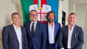 Pirlo e i proprietari in Regione: la Liguria accoglie la nuova Sampdoria