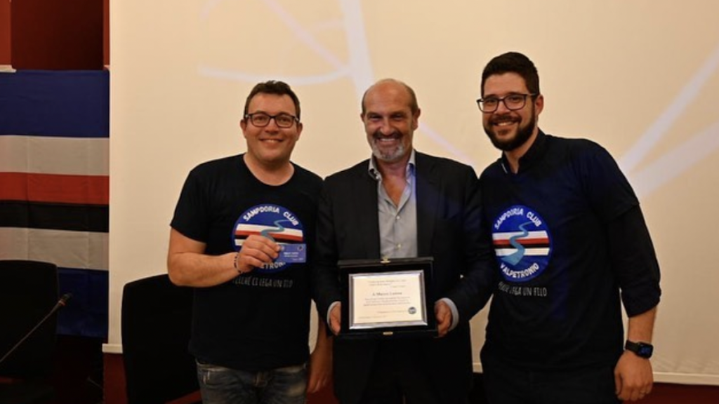 Sampdoria Club Valpetronio: Lanna presidente onorario 1 marco lanna